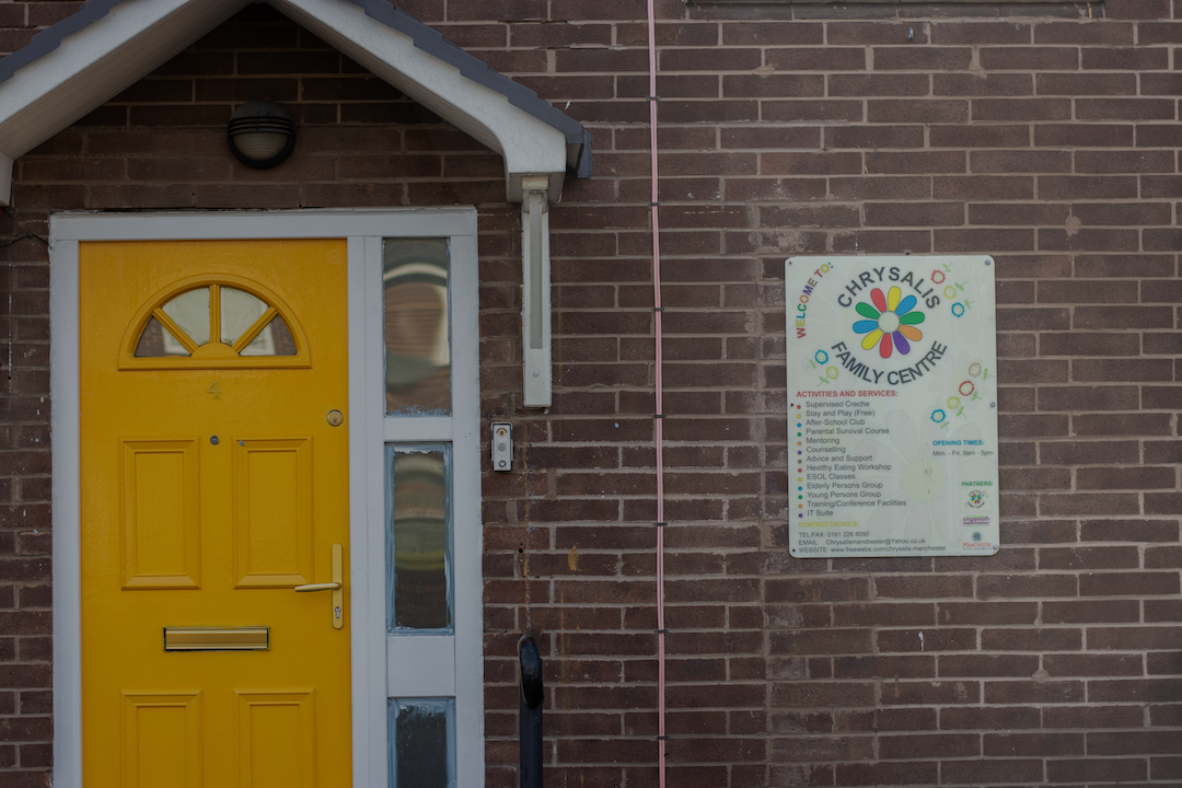 Chrysalis centre, a local community centre in Manchester