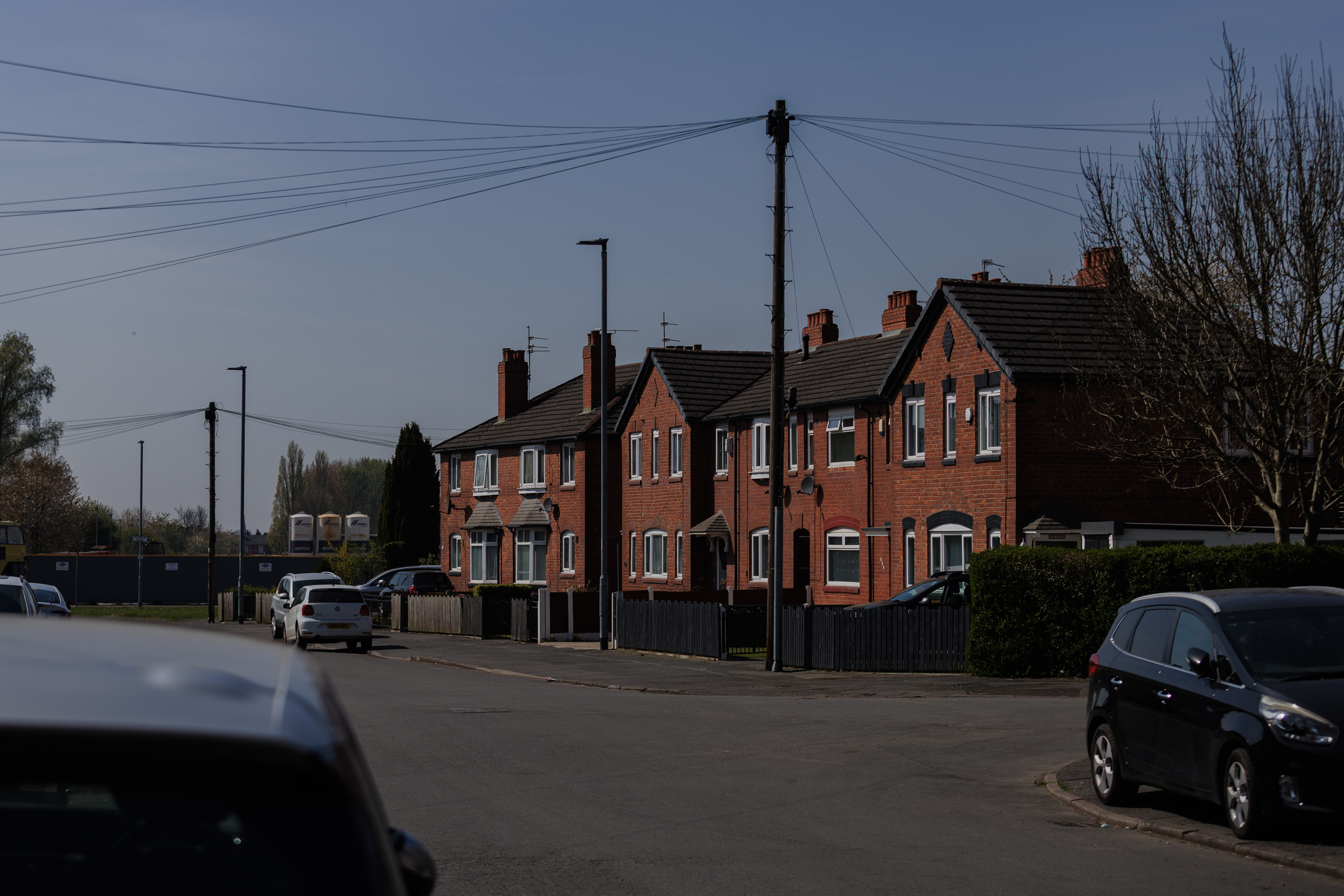 Houses in One Manchester neighbourhood