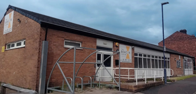 An exterior view of the Beacon Centre Neighbourhood Hub in Clayton