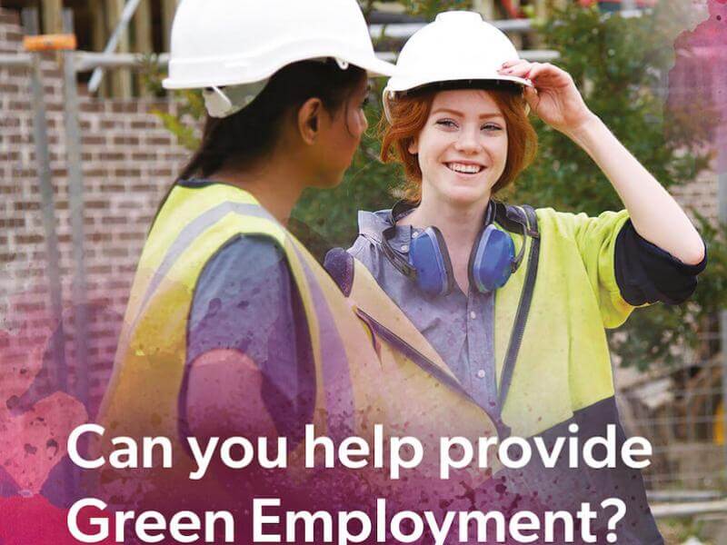 Can you help provide green employment?