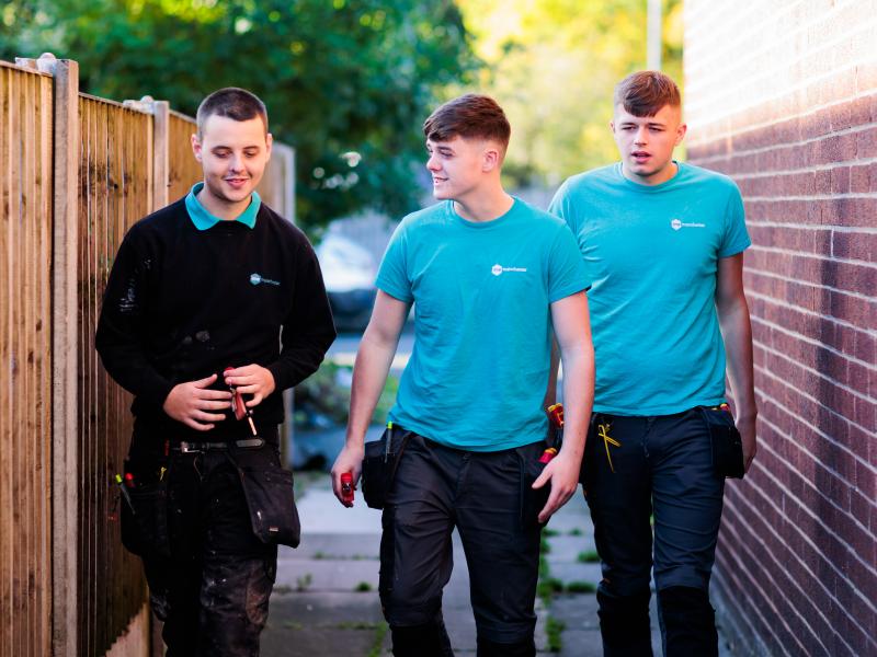 Colleagues from the One Mancehster Homes team