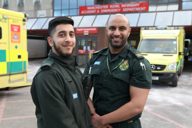 Two members of staff at North West Ambulance Service